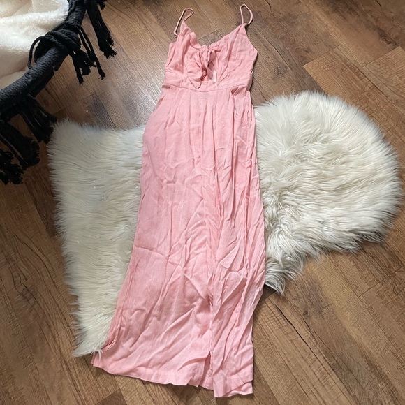 SHOWPO Renewed Jumpsuit In Blush Lenin - Picture 2 of 5